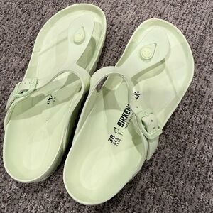 Birkenstock Women's 38 Sandals Faded Lime